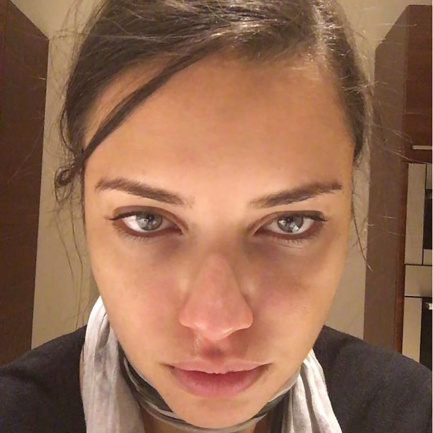 Adriana Lima makyajsız hali