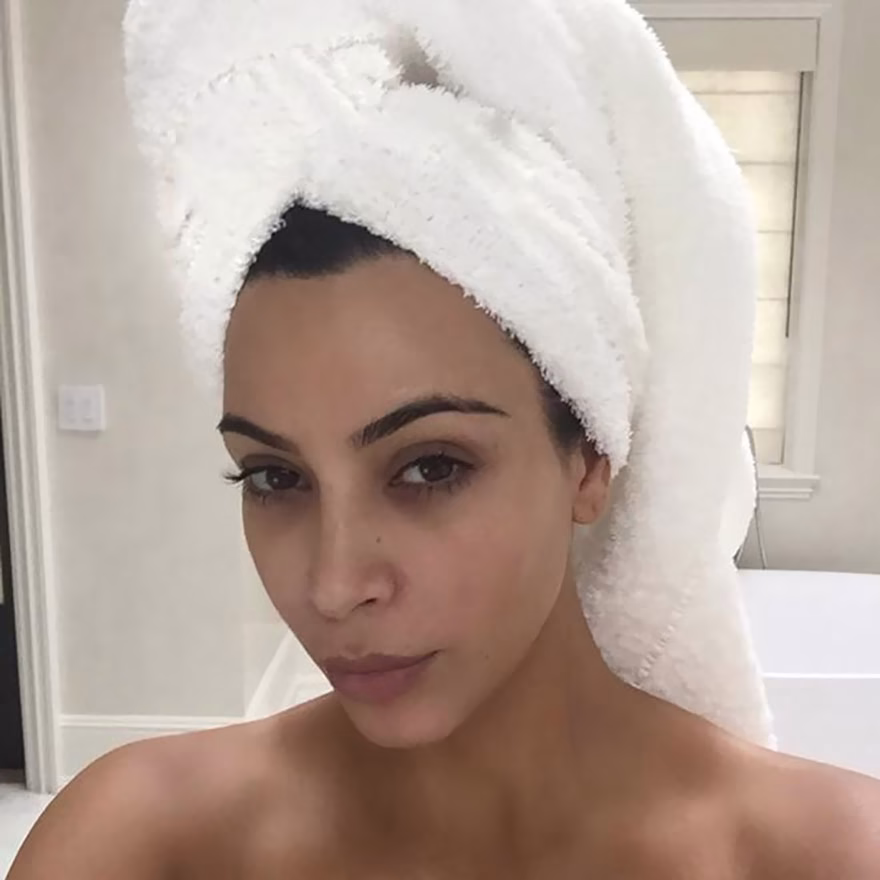 Kim Kardashian West makyajsız hali