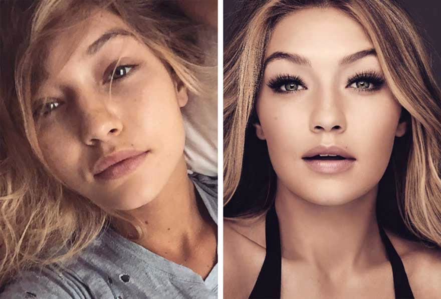 Gigi Hadid makyajsız hali