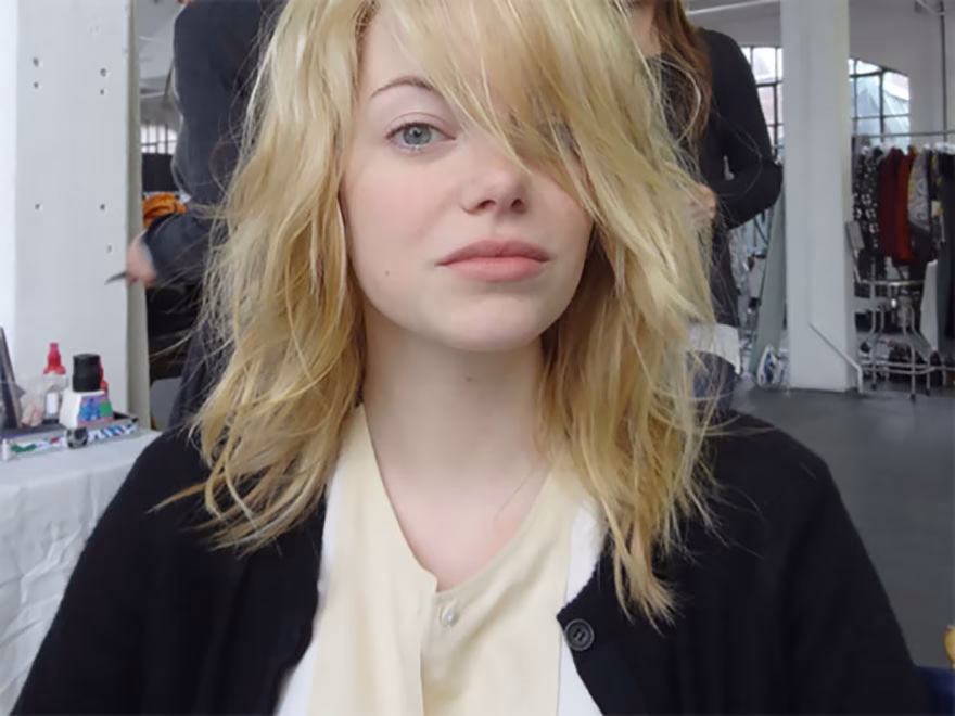 Emma Stone makyajsız hali