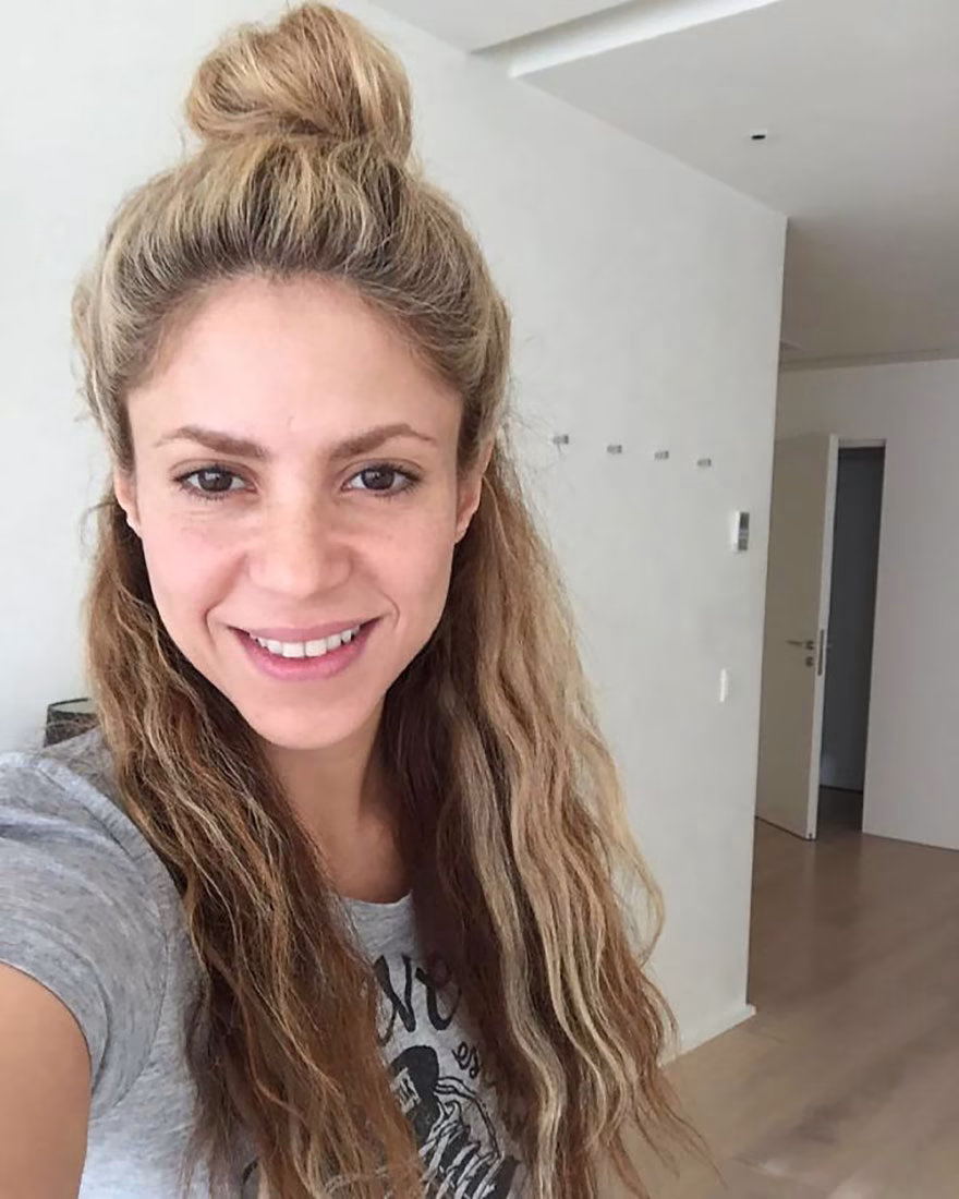 Shakira makyajsız hali