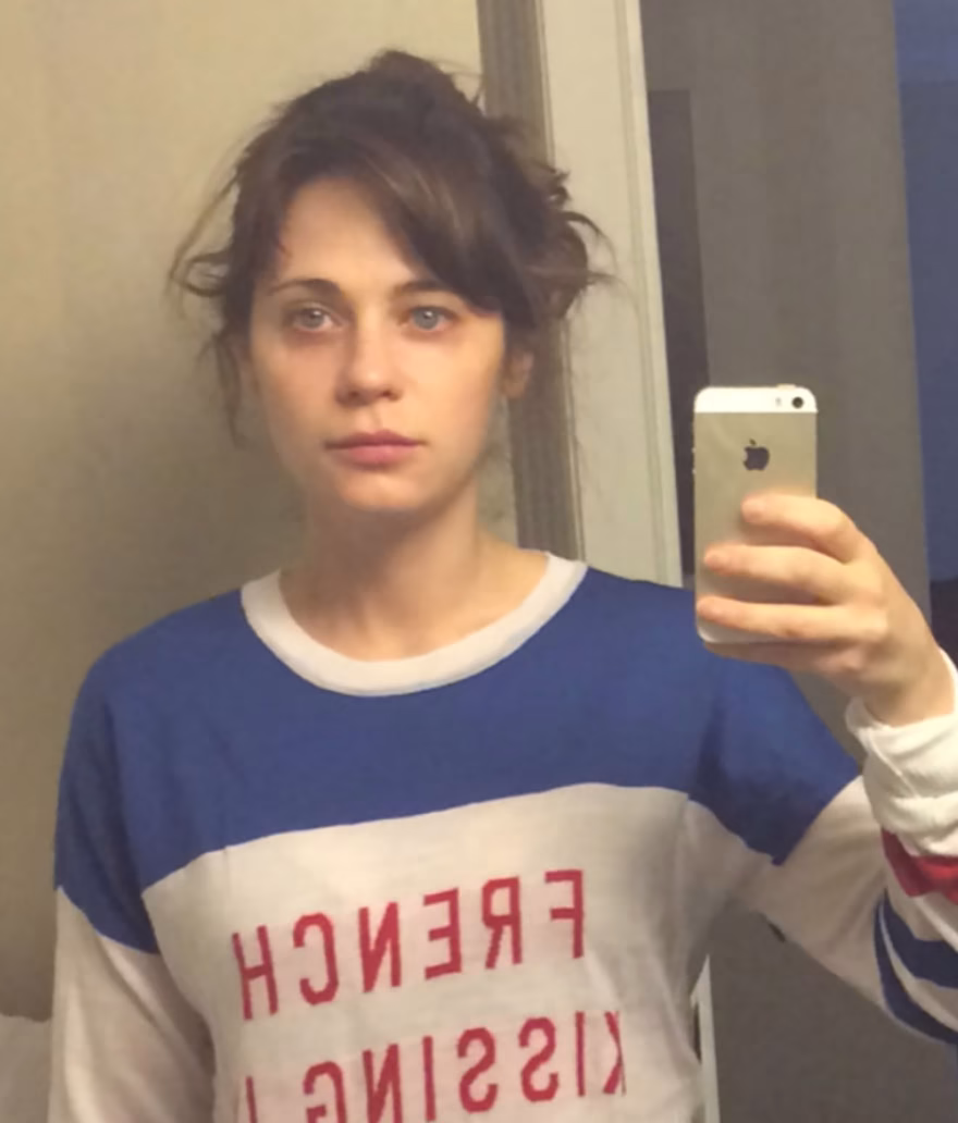 Zooey Deschanel makyajsız hali