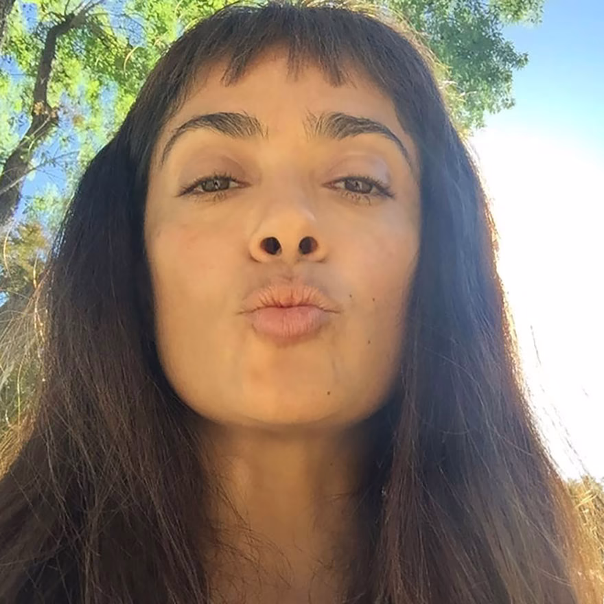 Salma Hayek makyajsız hali