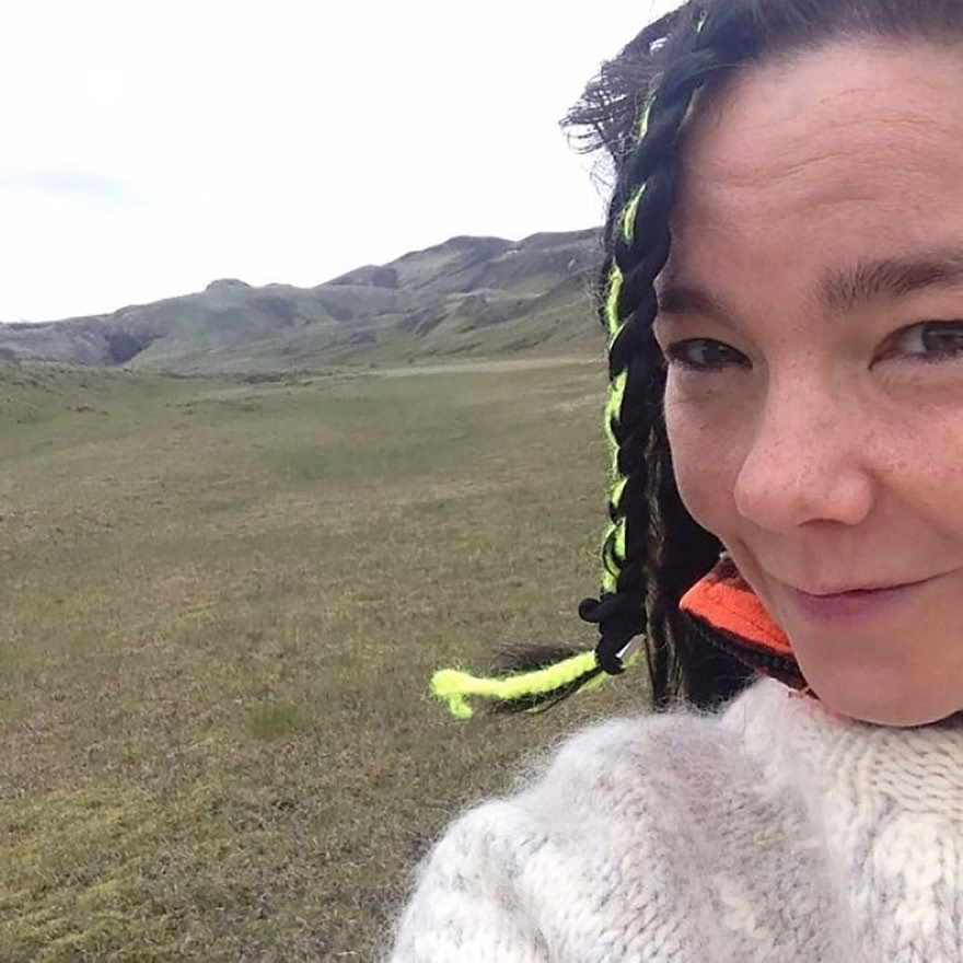 Bjork makyajsız hali