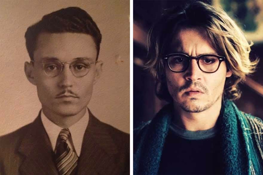Johnny Depp geçmişteki benzeri