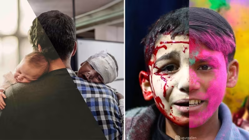 Zıt Kutupları Aynı Fotoğrafta Birleştiren Sanatçı
