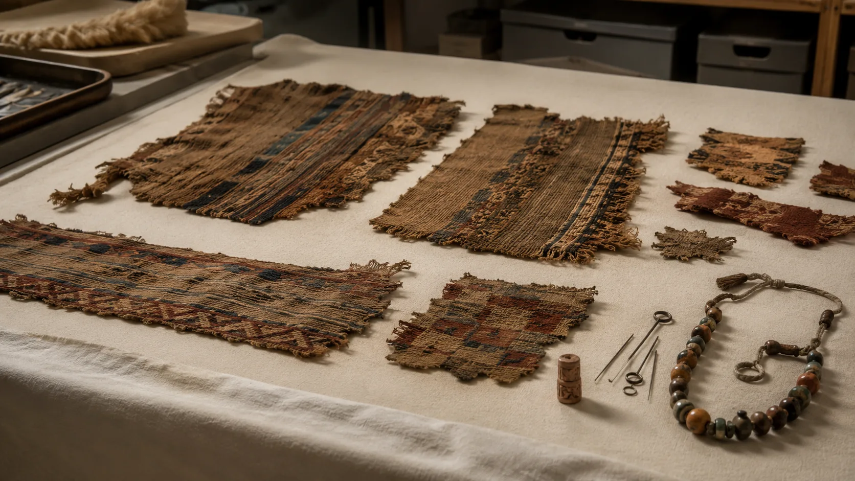 Mezopotamya takıları ve tekstil statü göstergeleri