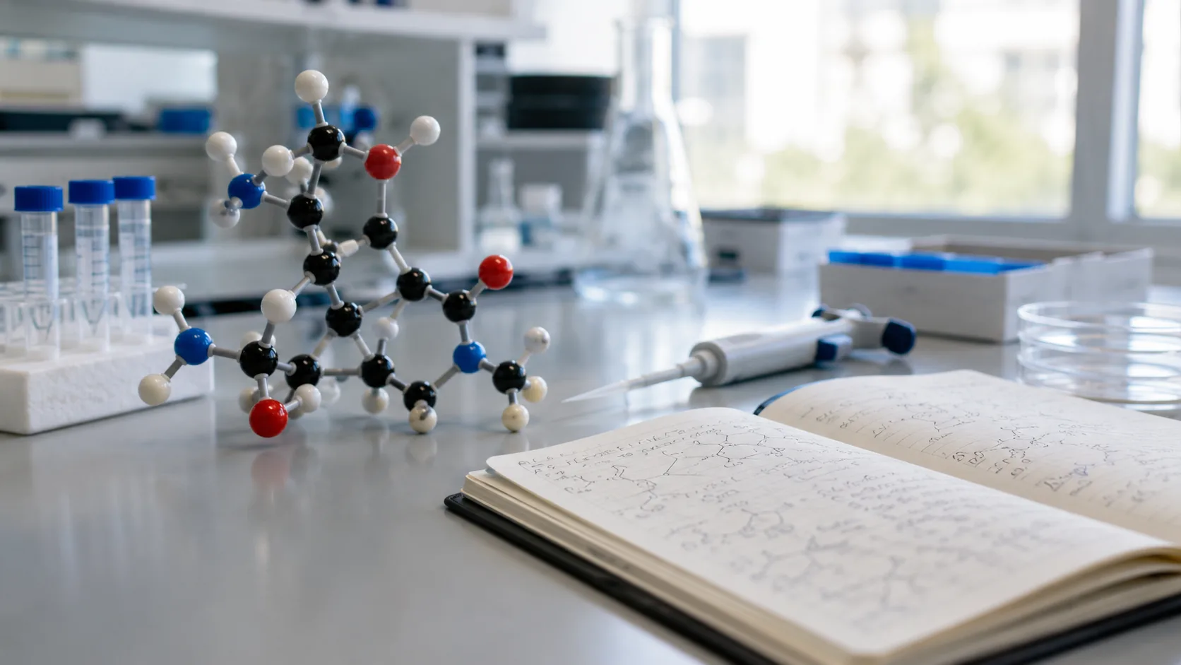 hormonal olmayan erkek doğum kontrol araştırması laboratuvar sahnesi