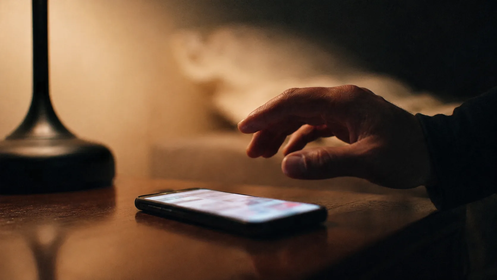 sosyal medya beğeni sayılarını kontrol eden telefon sahnesi