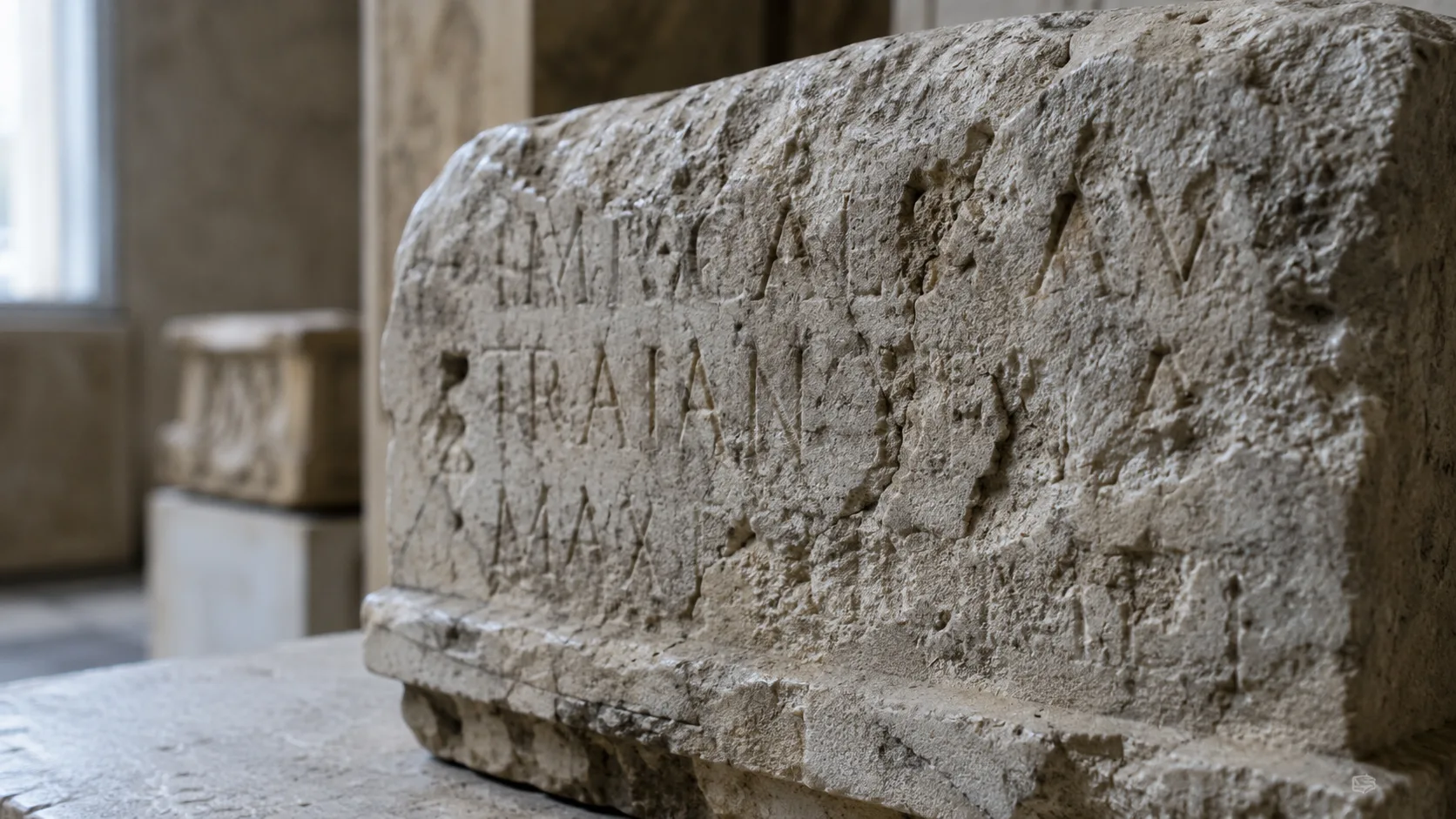 Antik Roma'ya ait taş üzerine oyulmuş Latince yazıt, hukuk metni kalıntısı
