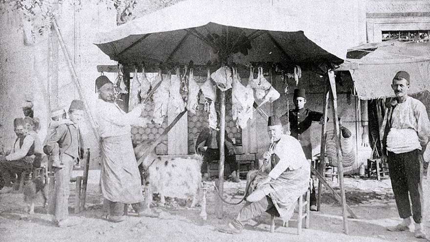 Osmanlı zamanlarından bir sokak kasabı