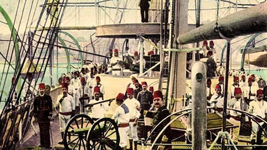 1905 yılında Osmanlı Bahriye askerleri