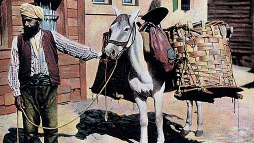 Osmanlı zamanında bir temizlik görevlisi