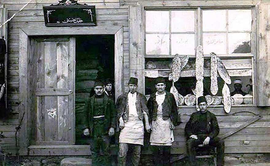 1900'lü yıllardan bir pide fırını